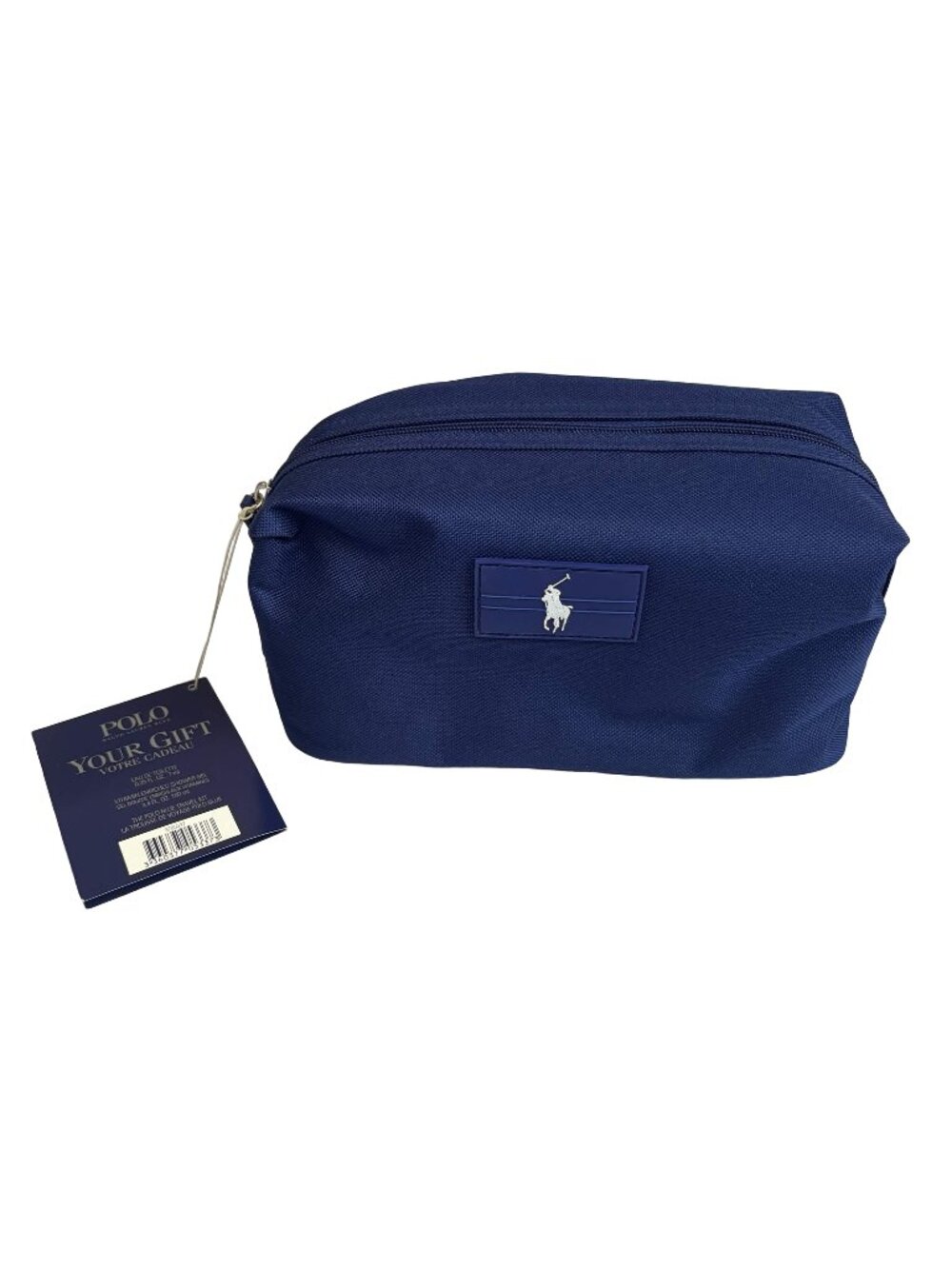 NWT Ralph Lauren Polo Blue Toiletry Bag Travel Kit Navy Blue New With Tags